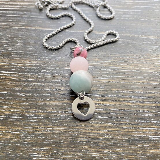 Love in abundance drop necklace