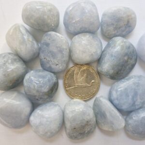 Blue Calcite Tumble