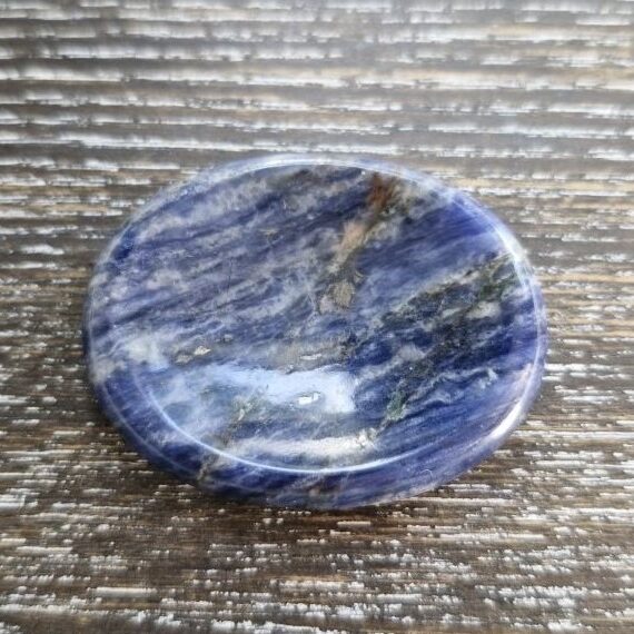 Sodalite worry stone