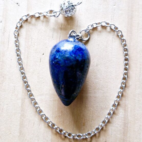 Water drop pendulum Lapis Lazuli