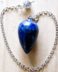 Water drop pendulum Lapis Lazuli