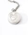 Circle with heart & paw memorial pendant