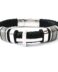 Leather bracelet with cross