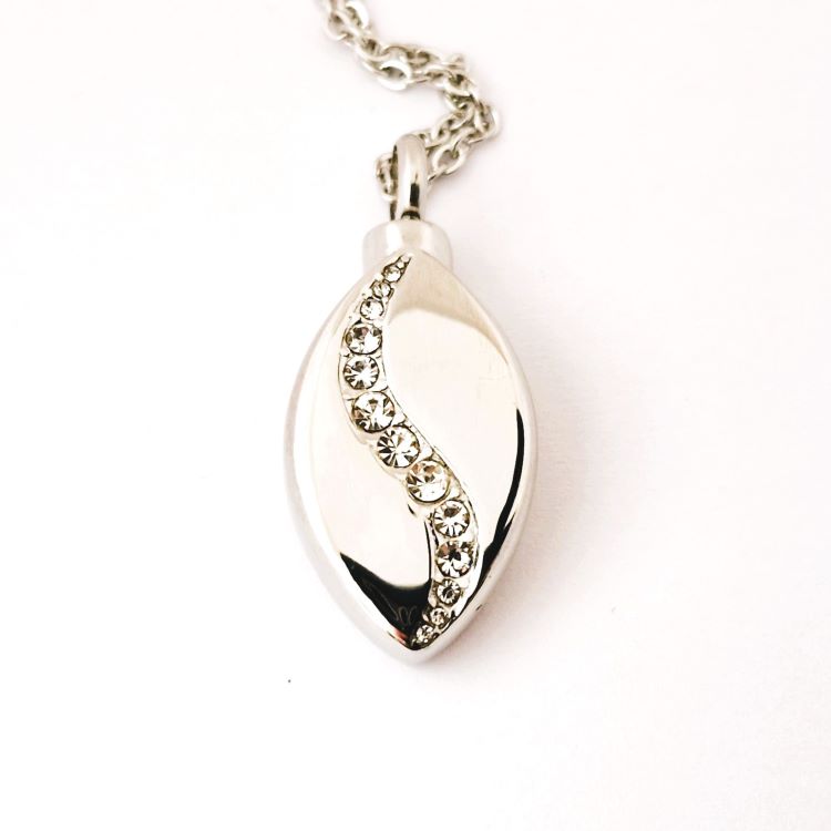 Teardrop with Zirconia's memorial pendant