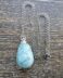 Blue Howlite memorial pendant