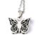 Butterfly double memorial pendant