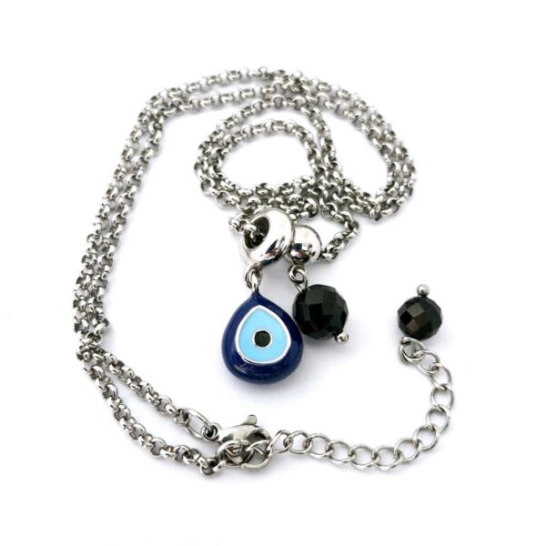 STG Evil eye pendant plus tourmaline