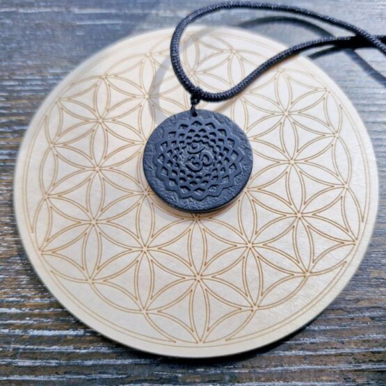 Shungite with Mandala OM