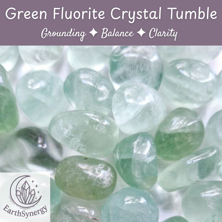 Green Fluorite Crystal Tumble