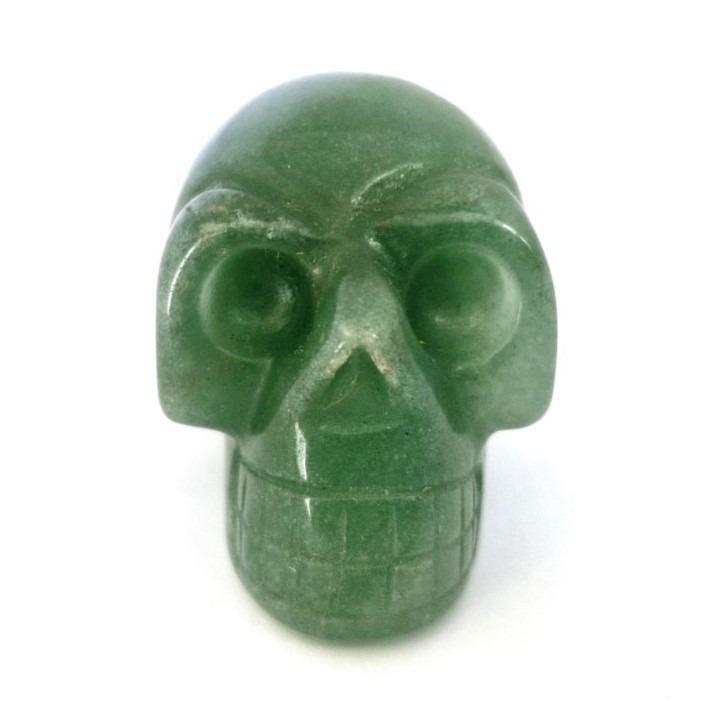 Skull Carving Aventurine