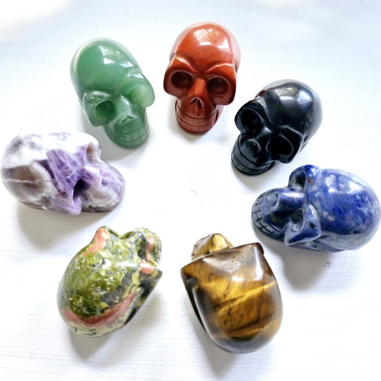 Crystal Skull collection - EarthSynergy Crystals NZ