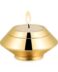 Gold candle urn closed