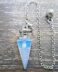 Opalite medium cone pendulum