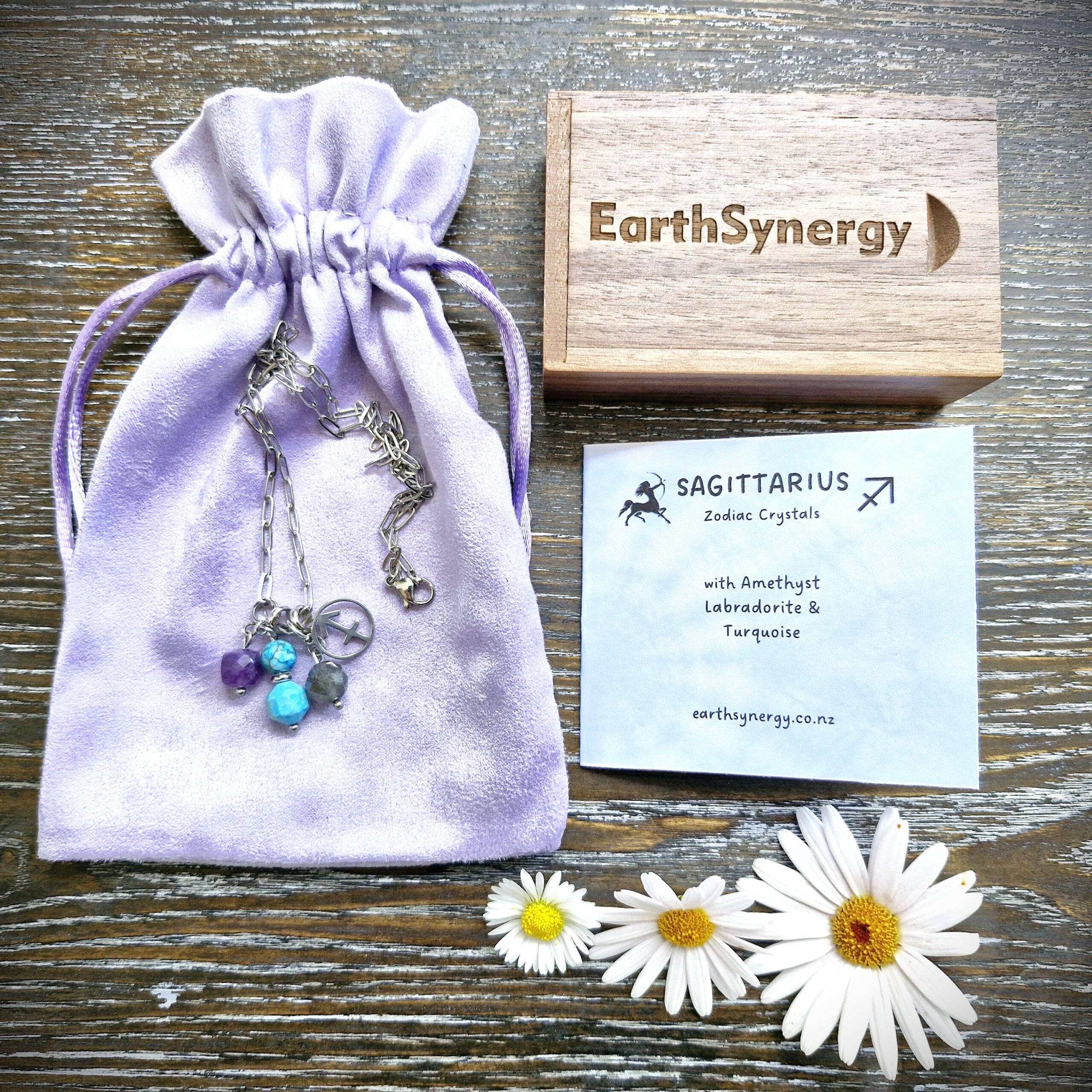 Sagittarius Necklace with box