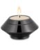 black candle urn closed