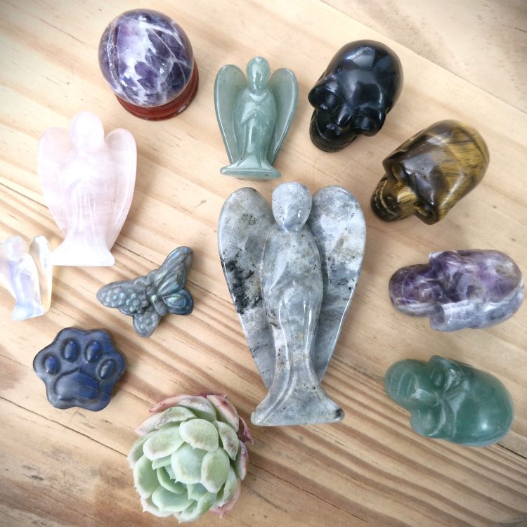 crystal carvings