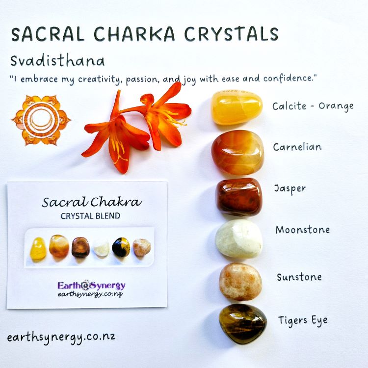 Sacral Chakra crystal blend