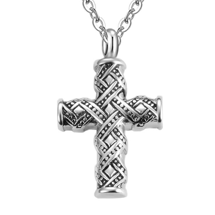 Vintage Cross Memorial Pendant