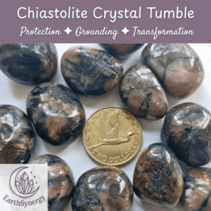 Chiastolite Crystal Tumble