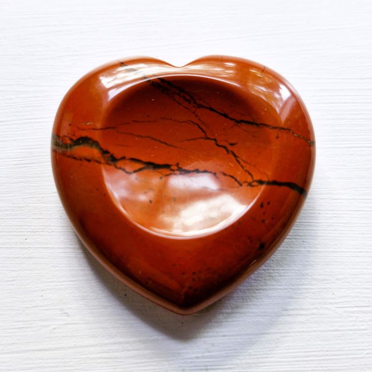 Jasper Heart Worry stone