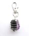Protective Shield Charm, with Tourmaline point and Amethyst