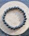 Hematite 8mm bracelet 19cm length