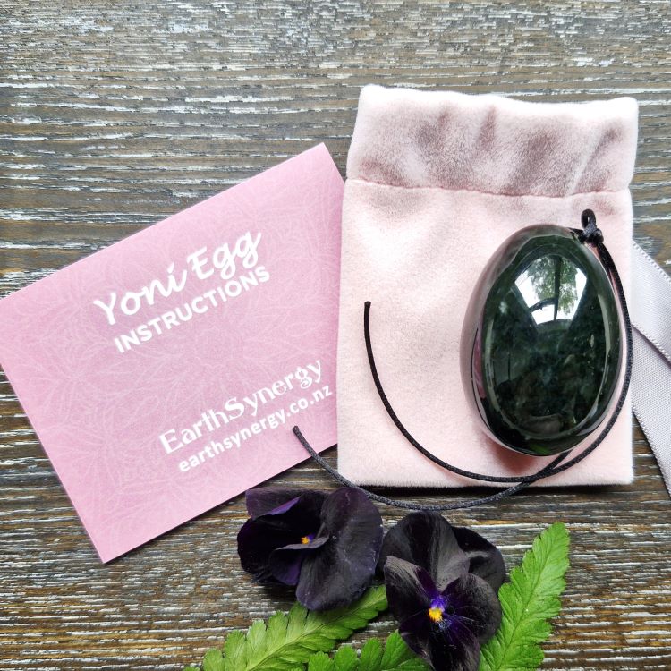 Large Nephrite Yoni Egg drilled