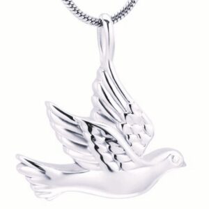 Dove Memorial Pendant silver