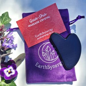 Obsidian Gua Sha Heart