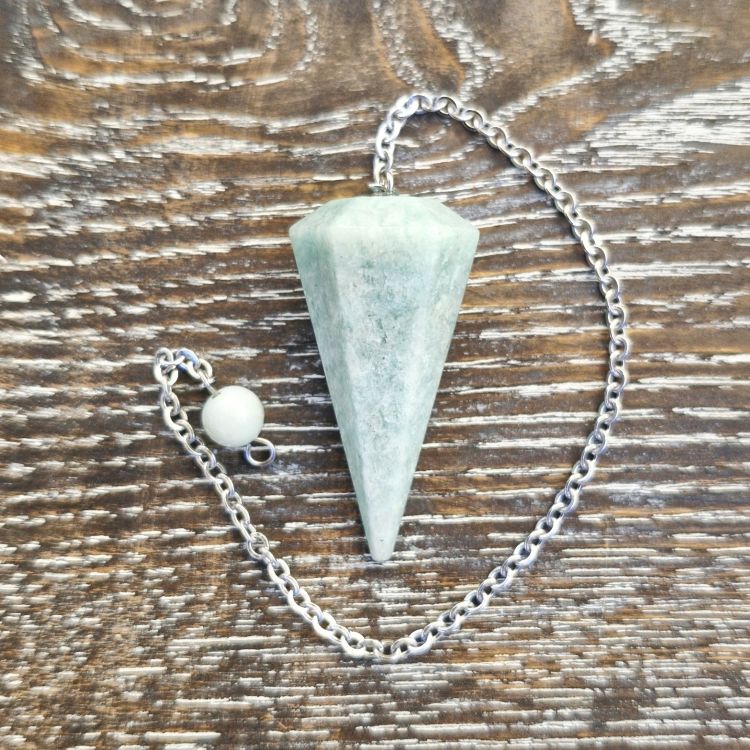 Amazonite Faceted Pendulum