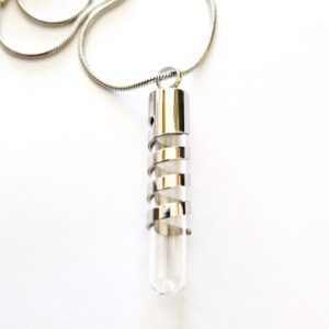 Glass Tube Spiral Memorial Keepsake