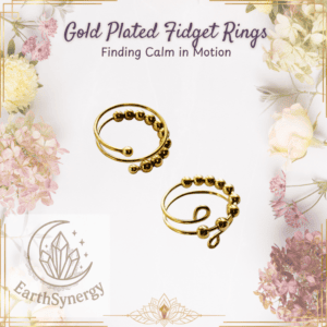 Gold plated fidget rings